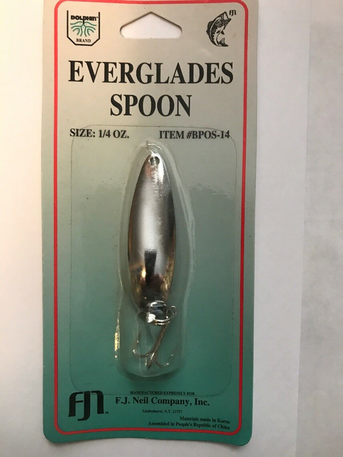Everglades Spoon with Treble Hook